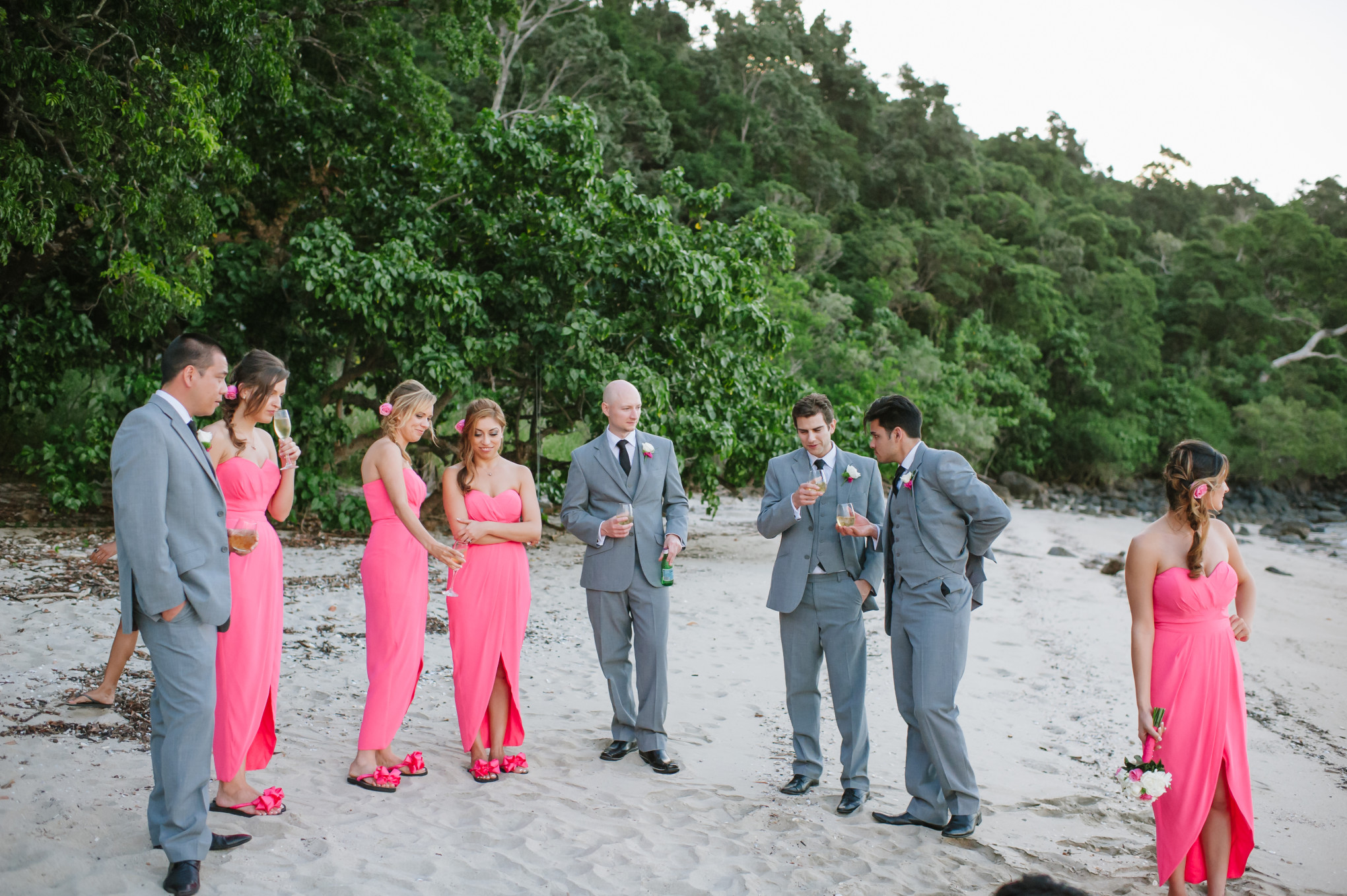 Beach Wedding Thongs Www Topsimages Com