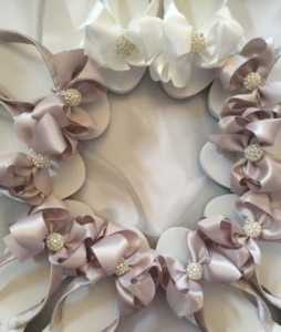 Beach Weddings; Bridesmaids Shoes; Brides Shoes
