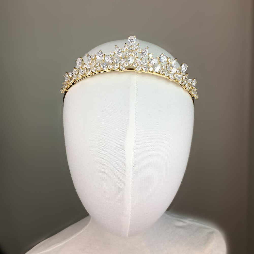 Beautiful Gold Crystal Tiara